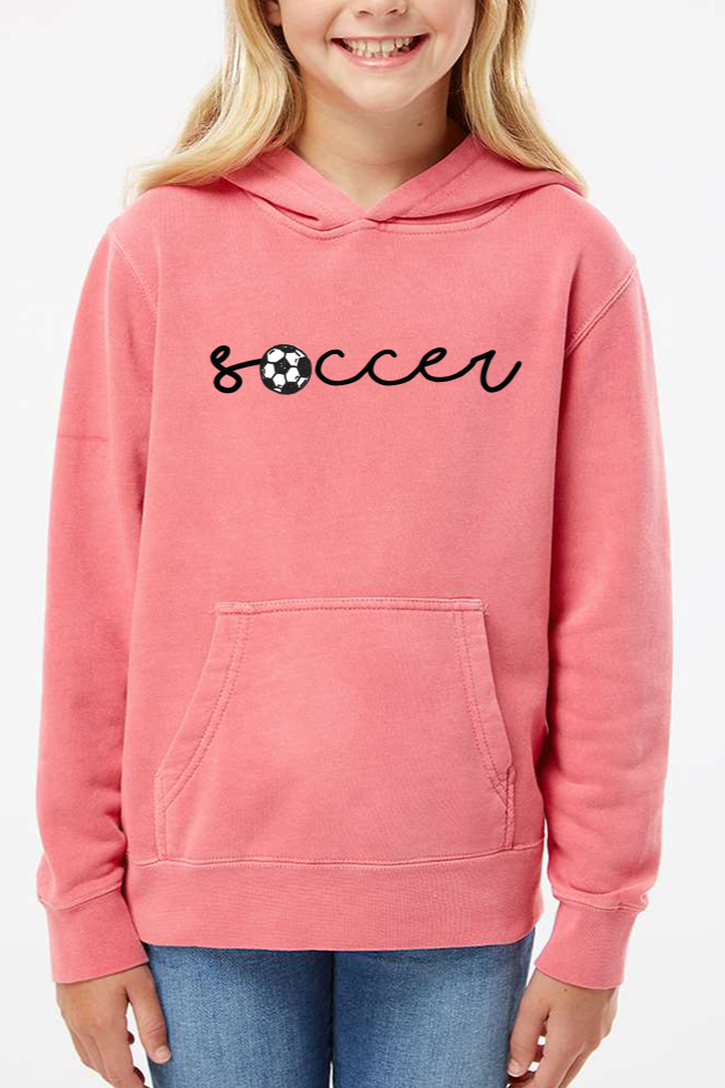 Girl s Soccer Hoodie 4 Colors