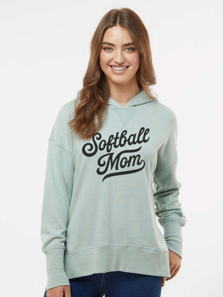 French Terry Hoodie - Softball Mom