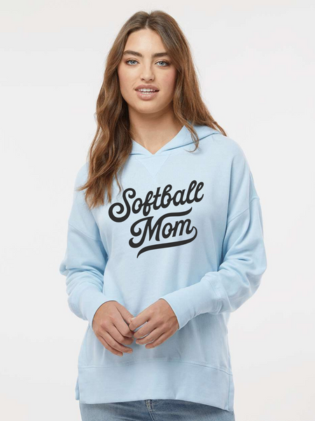 French Terry Hoodie - Softball Mom