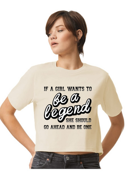 Legend Crop Tee (Women's Sizes)