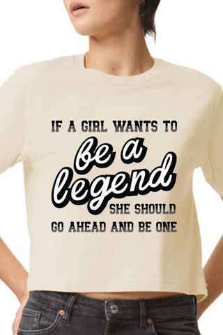 Legend Crop Tee (Women's Sizes)