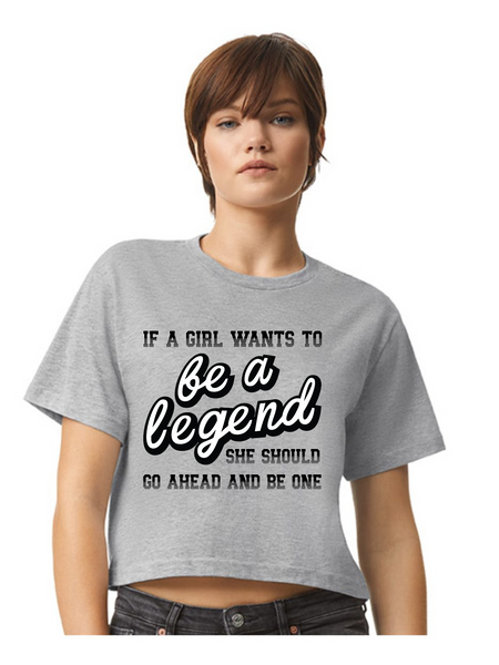 Legend Crop Tee (Women's Sizes)