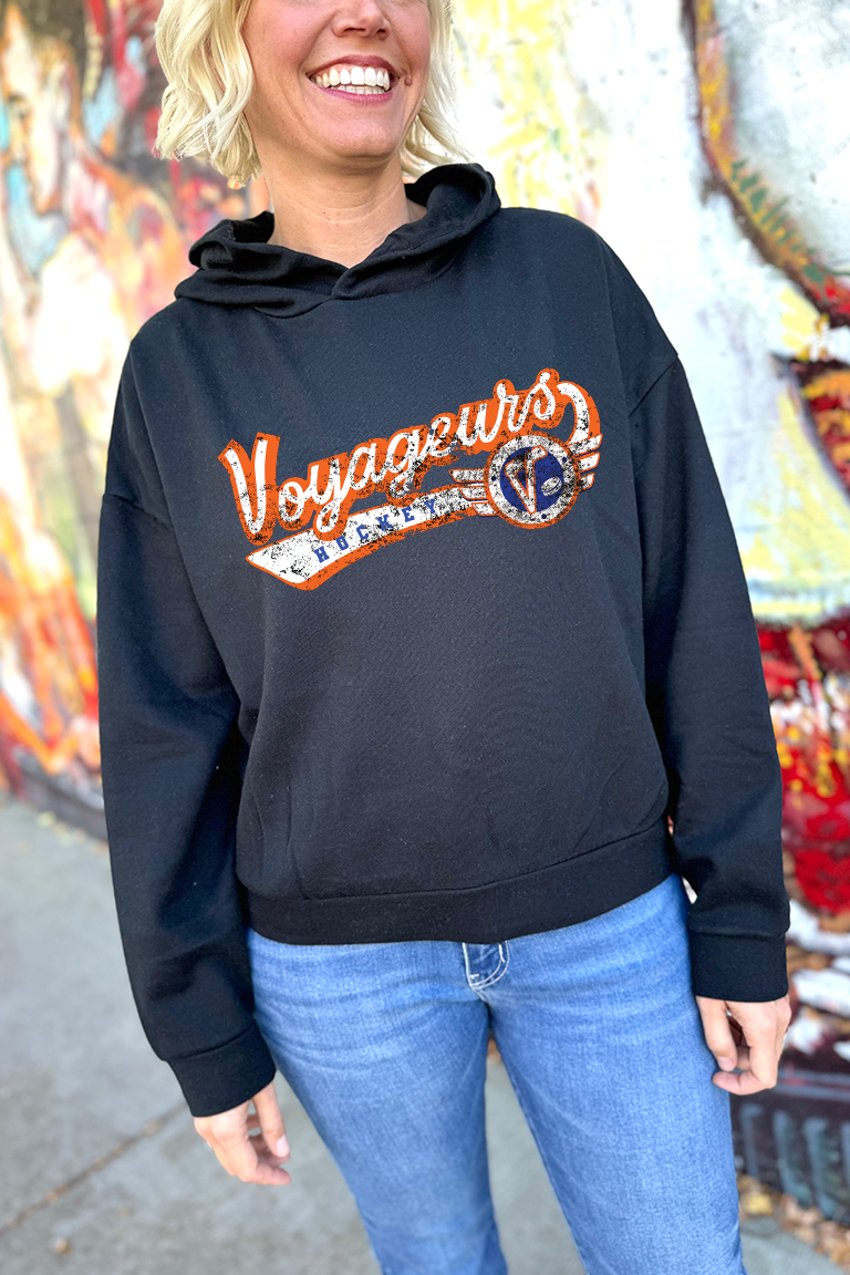 Voyageurs Women's Black Hoodie