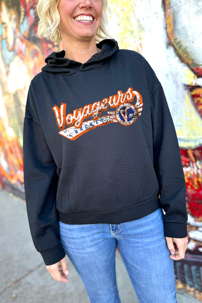 Voyageurs Women's Black Hoodie