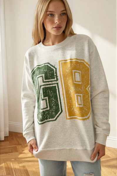 Garment Dyed Crewneck Sweatshirt - GB