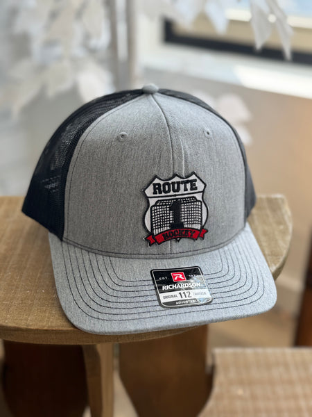 Route 1 Grey Snapback Trucker Hat