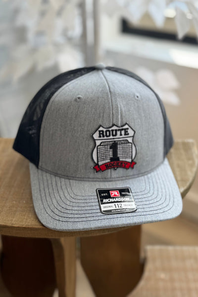 Route 1 Grey Snapback Trucker Hat