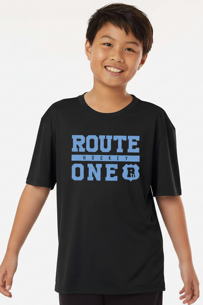 Youth SS Performance T-Shirt - Blue