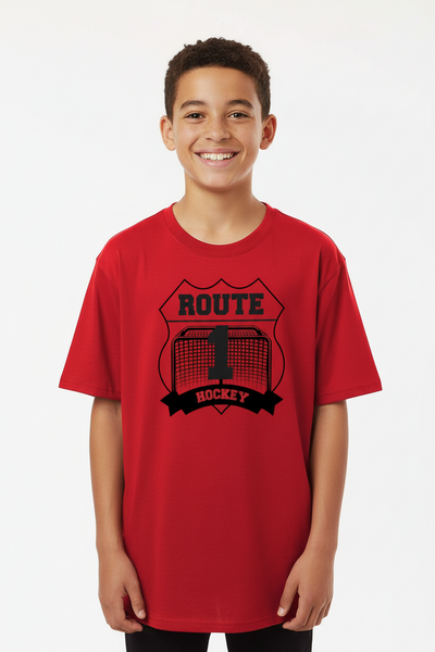 Youth SS Performance T-Shirt - Red