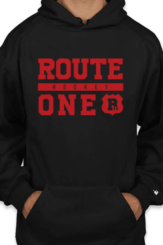 Men's - Route One Badger Dri-Fit Hoodie