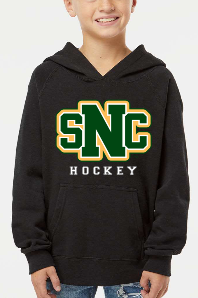 SNC - Youth Black Poly/Cotton Hoodie