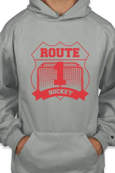 Men's - Route 1 Badger Dri-Fit Hoodie