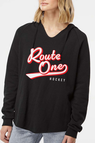 Women's - Route 1 Lightweight Wave Wash Hoodie